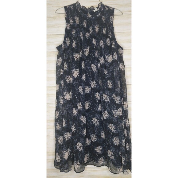 Joie Baltic Floral Print Sleeveless Mini Dress - Blue White - Size Medium NWOT - Picture 3 of 11
